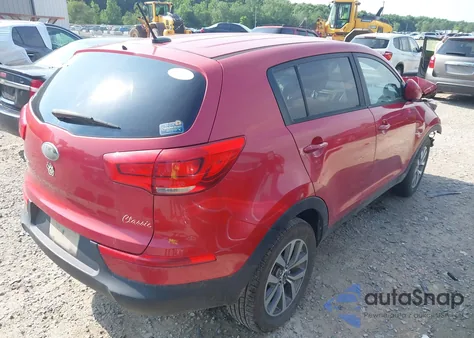 2014 Kia Sportage Lx z USA, uszkodzony, nr VIN KNDPB3AC8E7617289